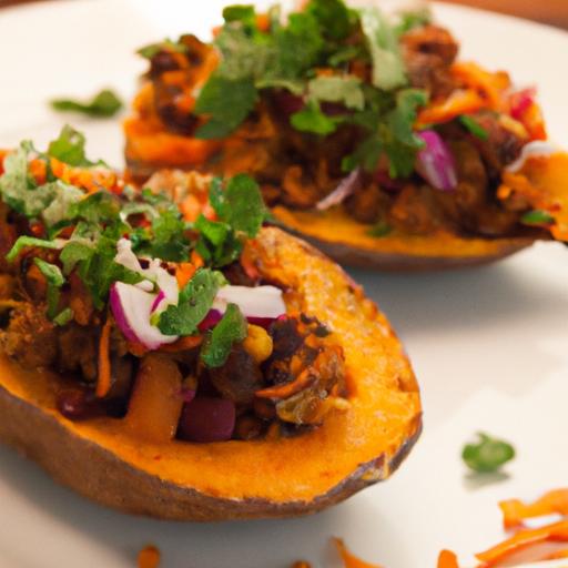 Taco-Stuffed Sweet Potatoes: A Flavorful Fiesta in Every Bite
