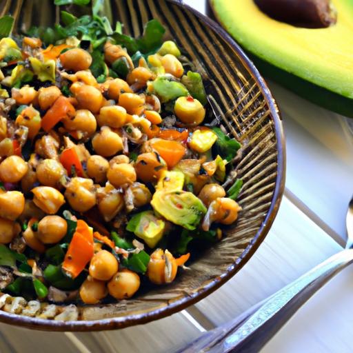 Power-Packed Chickpea & Avocado Grain Bowl Recipe Delight