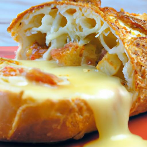 Melting Magic: The Art of Perfectly Stuffed Cheesy Bread