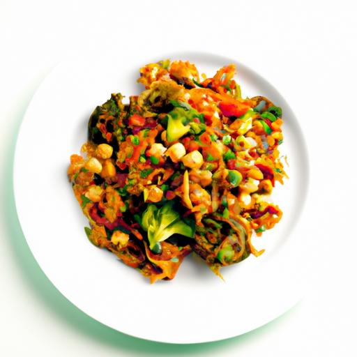 Hearty Chickpea Pasta Bake: A Veggie-Packed Delight