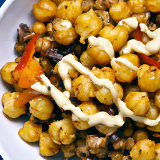 Nutritious Roasted Cauliflower & ‍Chickpea Bowl with Tahini