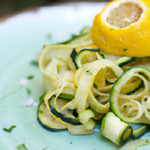 Zesty Zucchini Noodles: Lemon & Garlic Delight Unveiled