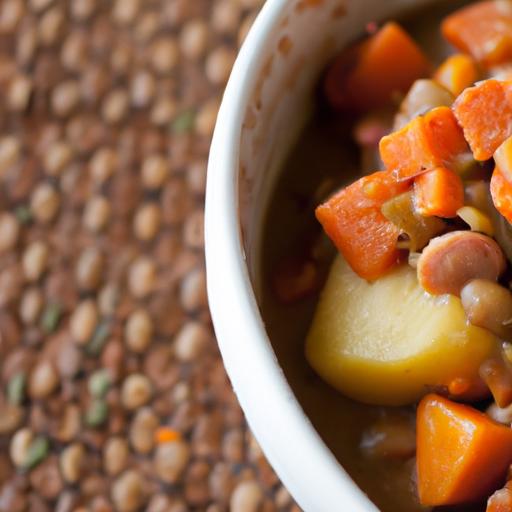 Hearty Sweet Potato and lentil ⁣Stew: A Nutrient-Packed Delight