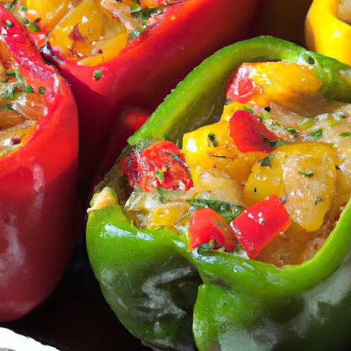 Bursting Bites: Savory Stuffed Mini Bell Peppers Delight