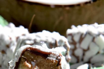Cool & Creamy: Irresistible Chilled Chocolate Coconut Bites