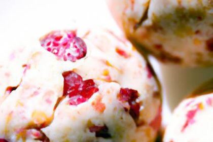 Burst of Energy: Raw Cranberry Orange Protein Bites Recipe